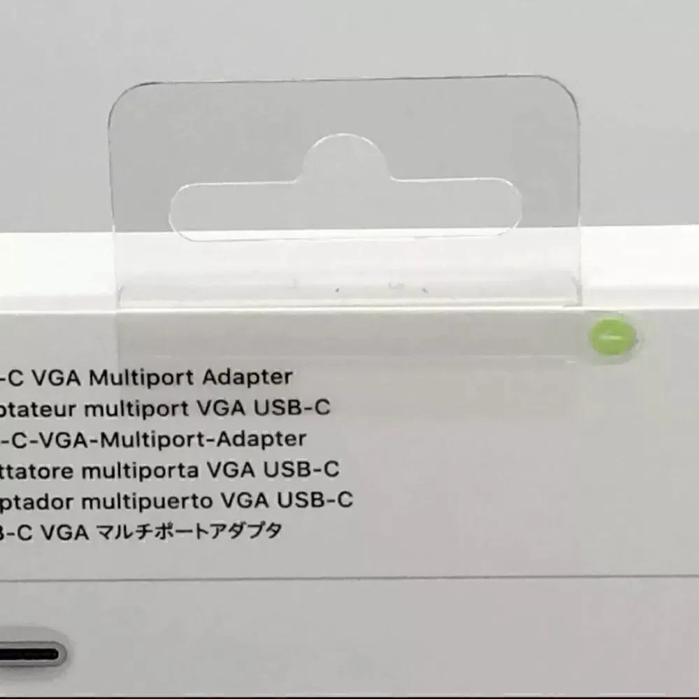 Apple USB-C VGA Multiport Adapter in White - AUTHENTIC + SEALED!